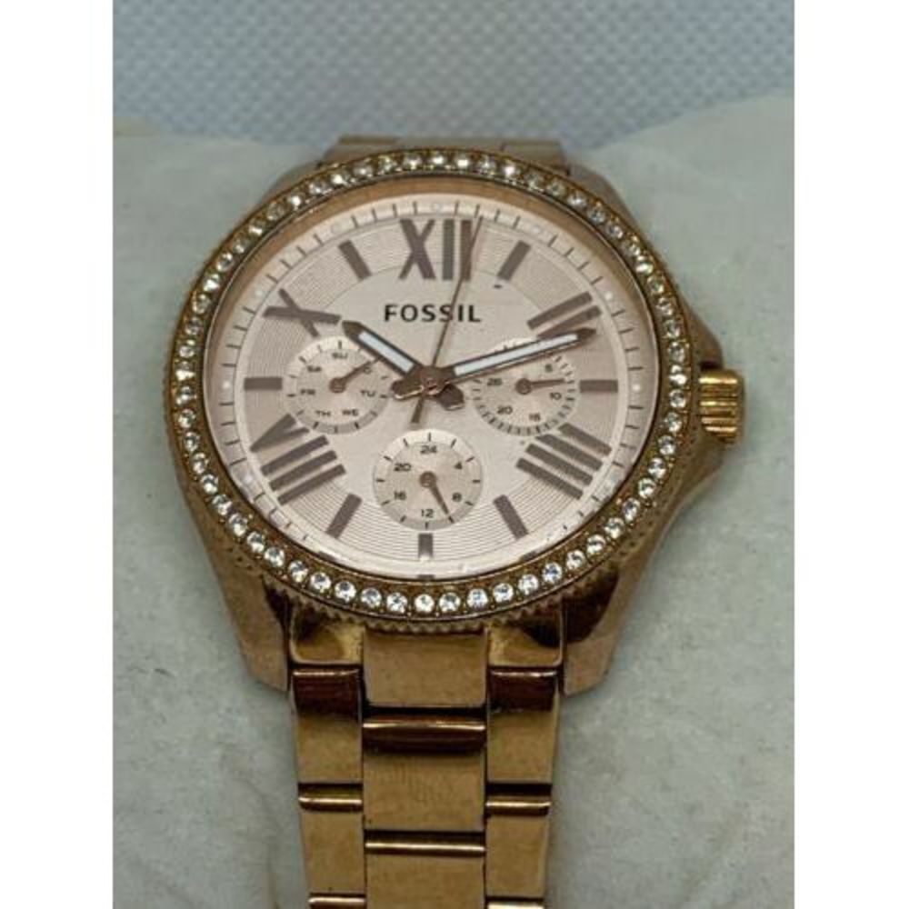 Fossil AM4483 Women's Watch Multifunction Rose Gold Stainless Steel 40mm C490
